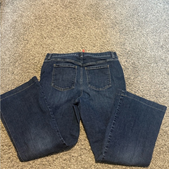 SPANX Blue Denim Jeans Size XL - Picture 3 of 5